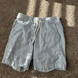 GAP Navy and White Striped Shorts